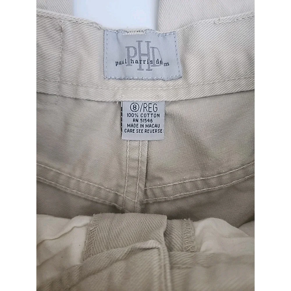 Paul Harris Womens Size 8 Vintage 100% Cotton Tan Jeans‎